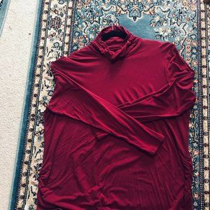 Coldwater Creek Lightweight Rusched Turtleneck 3X